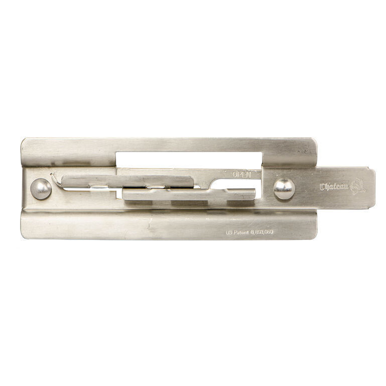 Chateau C-GR-2-S Stainless Steel Slim Padlock Door Gate Latch Mini Warehouse