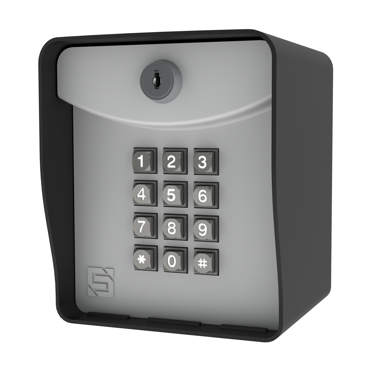 Ridge 14-500T 433MHz Backlit Wireless Gate Keypad Post Mount 500 Codes 2 Doors